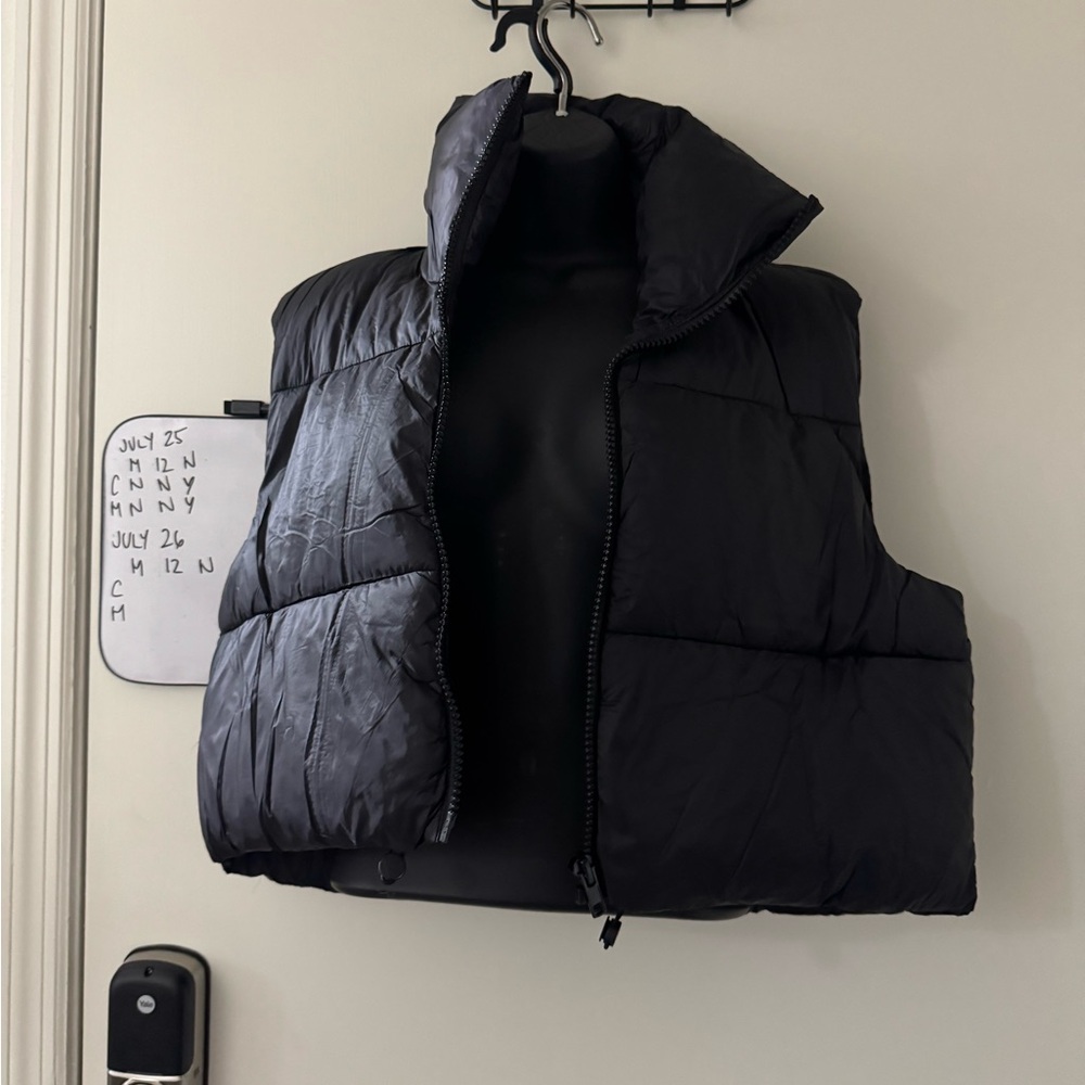 Black Puffer Vest